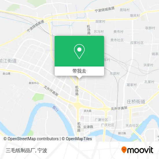 三毛纸制品厂地图