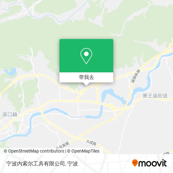 宁波内索尔工具有限公司地图