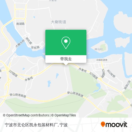 宁波市北仑区凯永包装材料厂地图