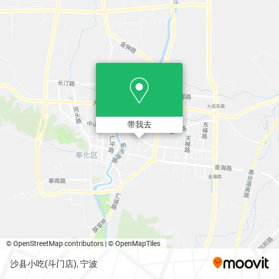 沙县小吃(斗门店)地图