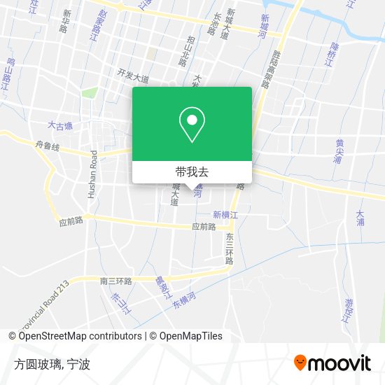方圆玻璃地图