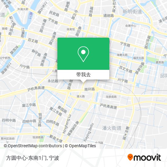 方圆中心-东南1门地图
