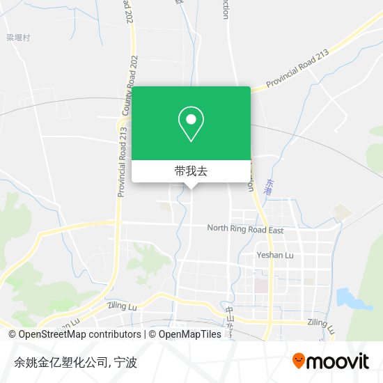 余姚金亿塑化公司地图