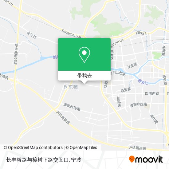 长丰桥路与樟树下路交叉口地图