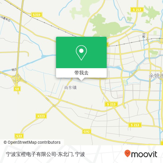 宁波宝橙电子有限公司-东北门地图