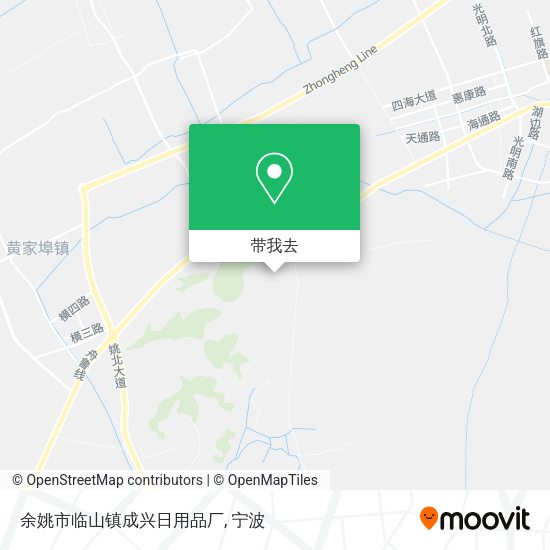 余姚市临山镇成兴日用品厂地图