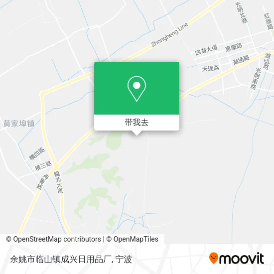 余姚市临山镇成兴日用品厂地图