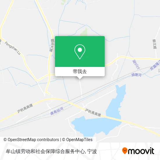 牟山镇劳动和社会保障综合服务中心地图