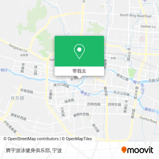 腾宇游泳健身俱乐部地图
