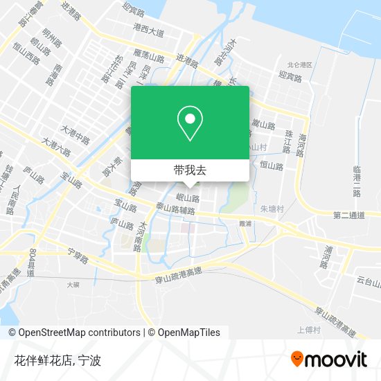 花伴鲜花店地图