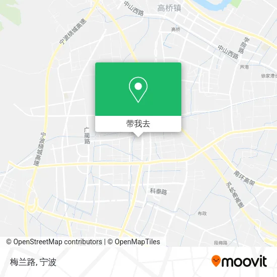 梅兰路地图