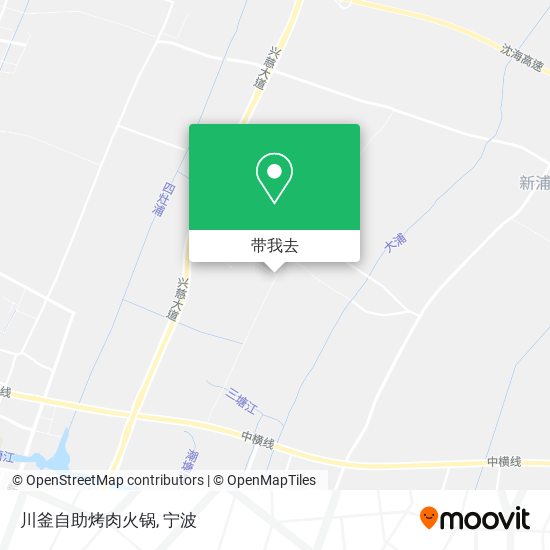 川釜自助烤肉火锅地图