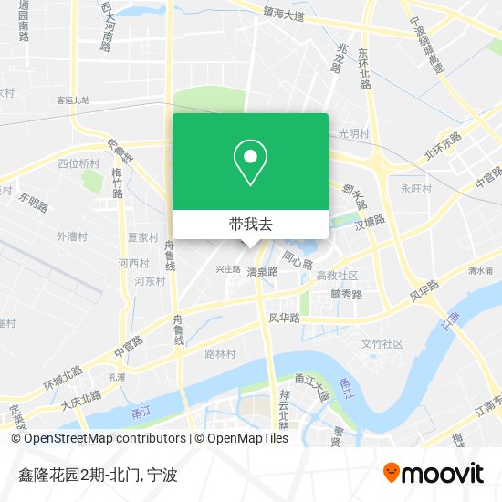 鑫隆花园2期-北门地图