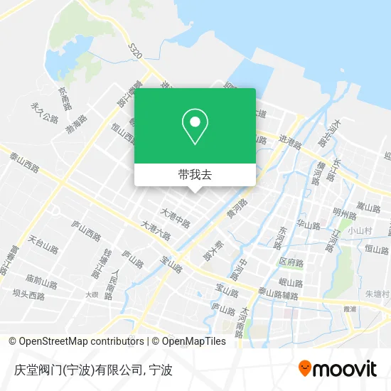 庆堂阀门(宁波)有限公司地图