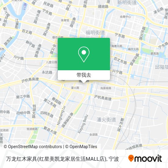 万龙红木家具(红星美凯龙家居生活MALL店)地图
