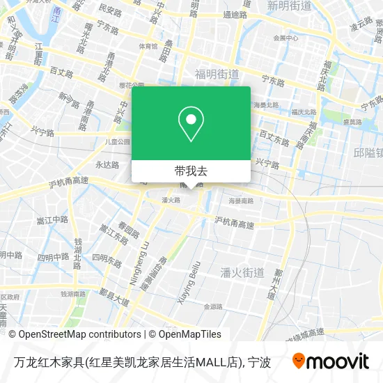 万龙红木家具(红星美凯龙家居生活MALL店)地图