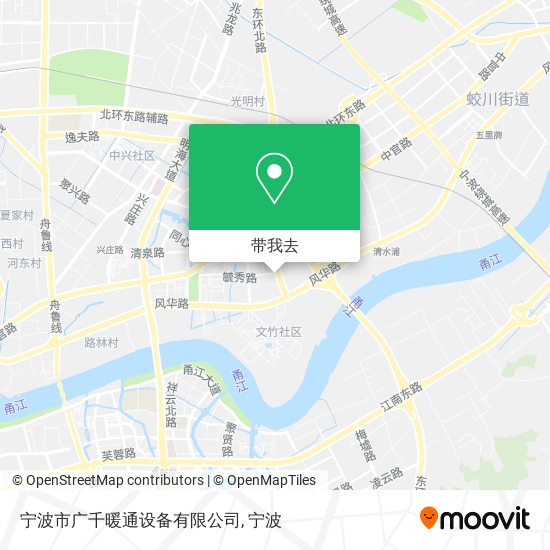 宁波市广千暖通设备有限公司地图