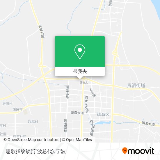 思歌指纹锁(宁波总代)地图