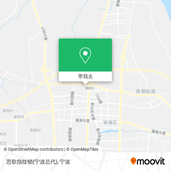 思歌指纹锁(宁波总代)地图