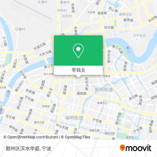 鄞州区滨水华庭地图