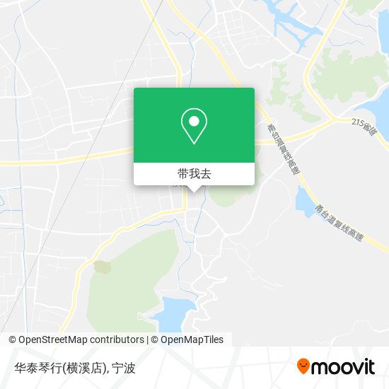 华泰琴行(横溪店)地图