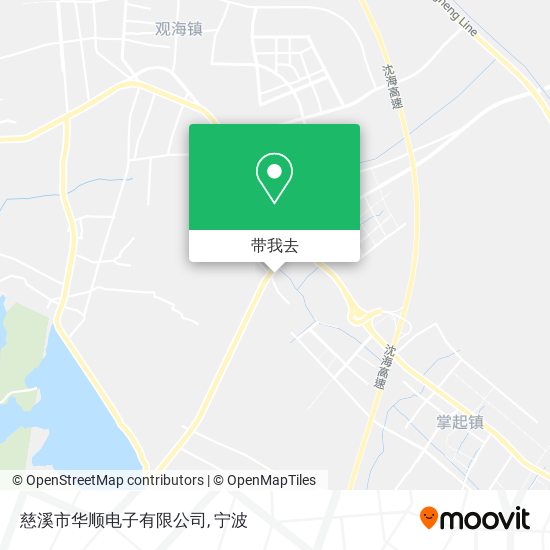 慈溪市华顺电子有限公司地图