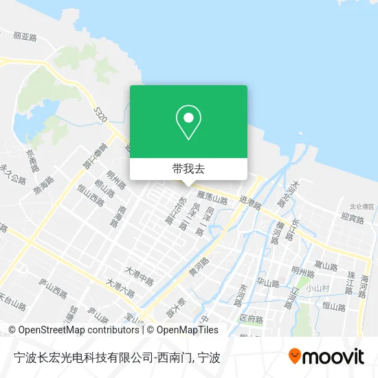 宁波长宏光电科技有限公司-西南门地图