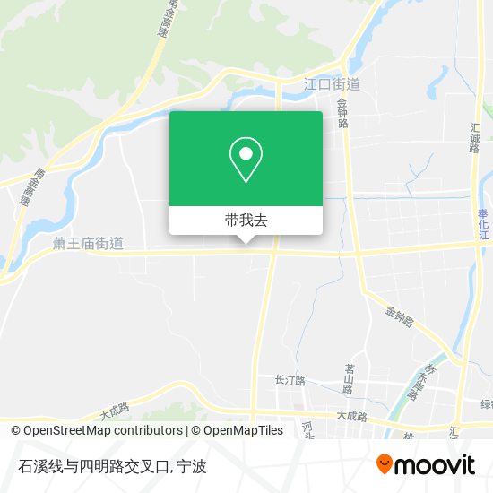 石溪线与四明路交叉口地图