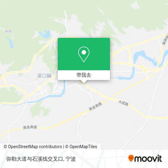 弥勒大道与石溪线交叉口地图
