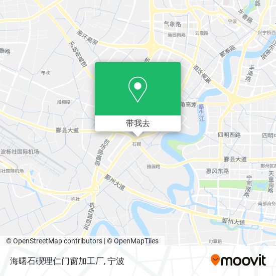 海曙石碶理仁门窗加工厂地图