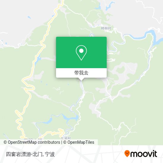四窗岩漂游-北门地图