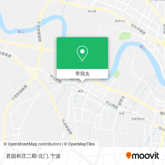 君园和庄二期-北门地图