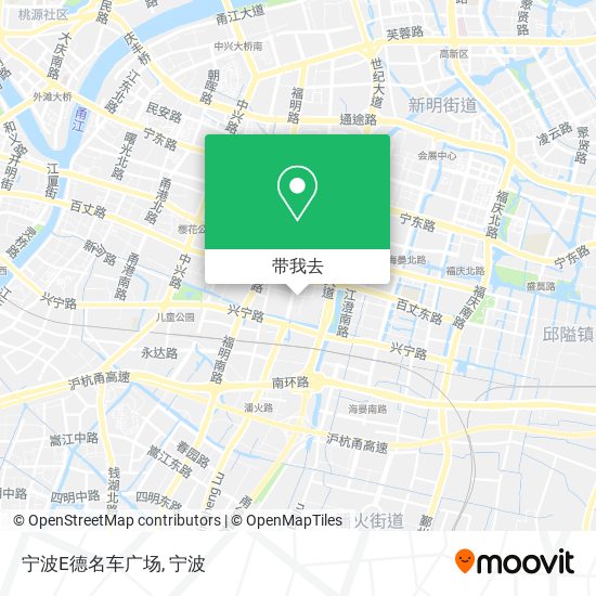 宁波E德名车广场地图