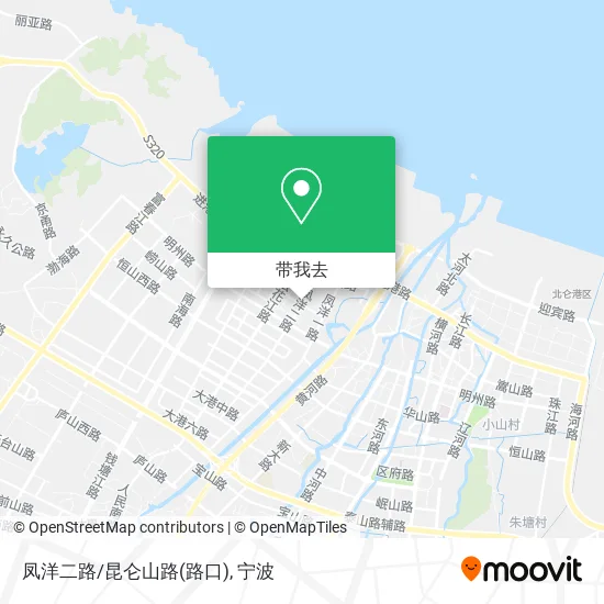 凤洋二路/昆仑山路(路口)地图