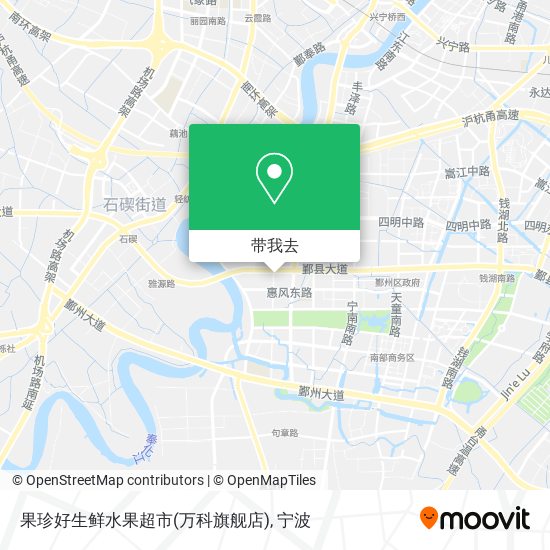 果珍好生鲜水果超市(万科旗舰店)地图