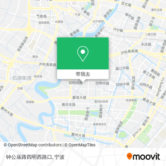 钟公庙路四明西路口地图