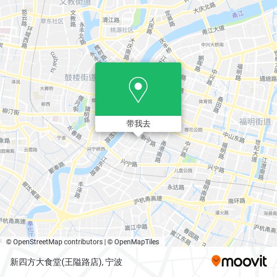 新四方大食堂(王隘路店)地图