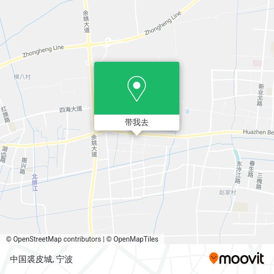 中国裘皮城地图