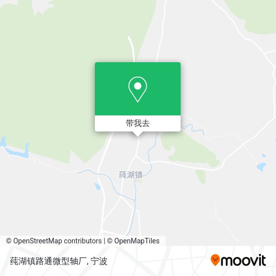 莼湖镇路通微型轴厂地图