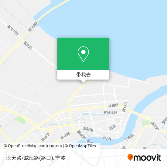 海天路/威海路(路口)地图