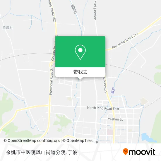 余姚市中医院凤山街道分院地图