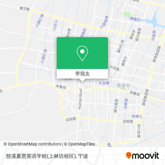 慈溪夏恩英语学校(上林坊校区)地图