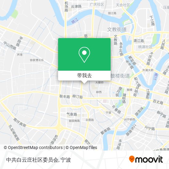 中共白云庄社区委员会地图