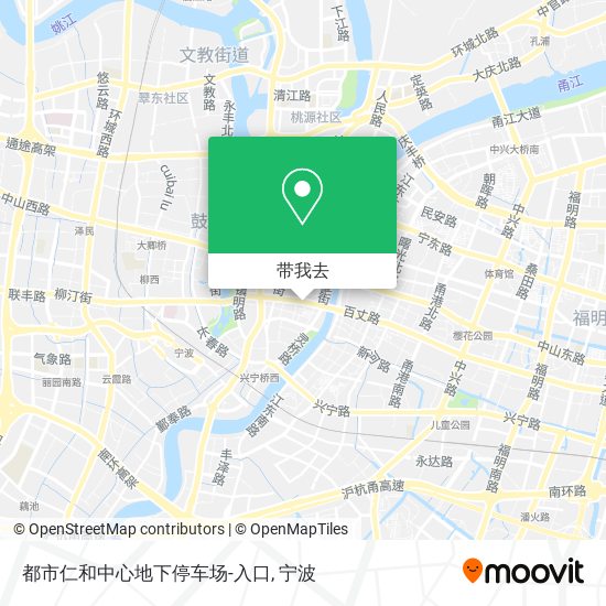 都市仁和中心地下停车场-入口地图