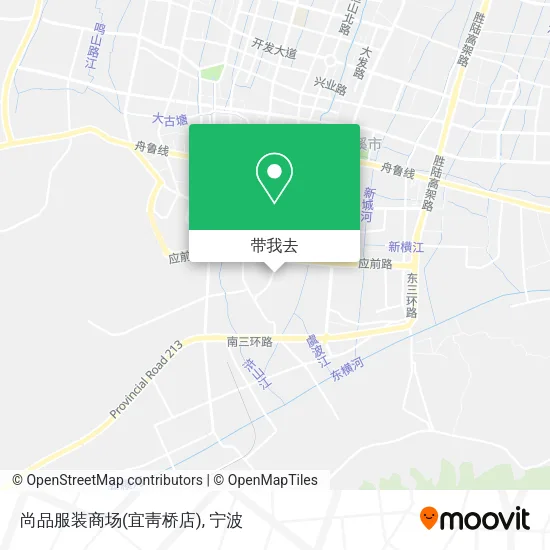 尚品服装商场(宜靑桥店)地图