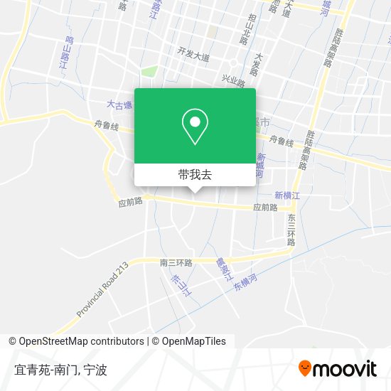 宜青苑-南门地图