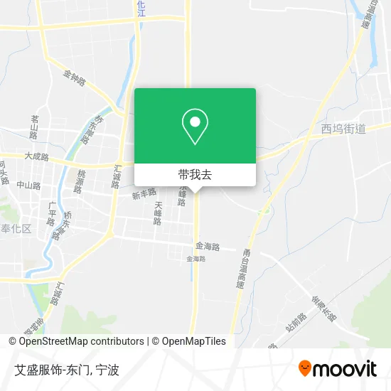 艾盛服饰-东门地图
