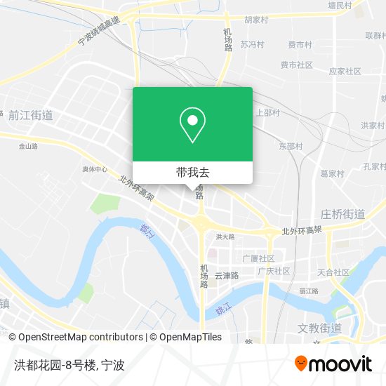 洪都花园-8号楼地图