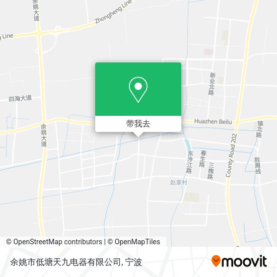 余姚市低塘天九电器有限公司地图