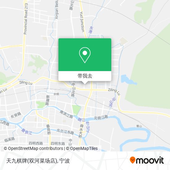 天九棋牌(双河菜场店)地图